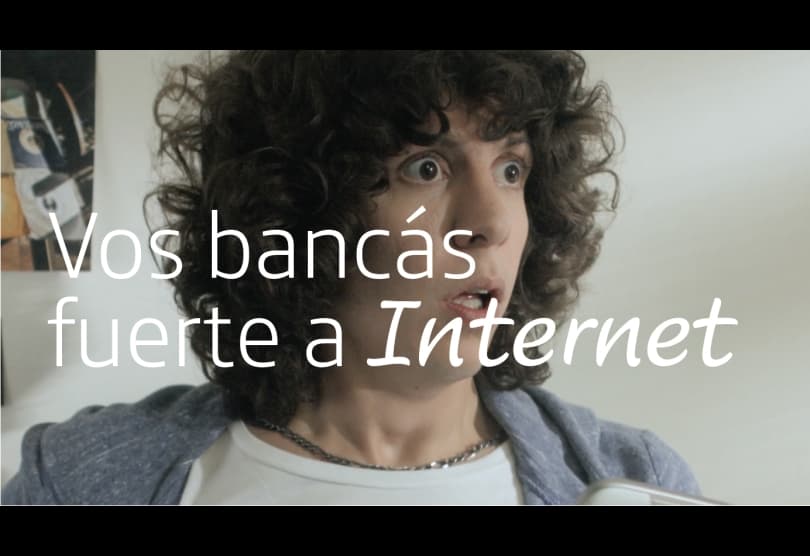 Portada de “Internet te banco fuerte”, campaña de Rapp y Telefónica para el Día de Internet