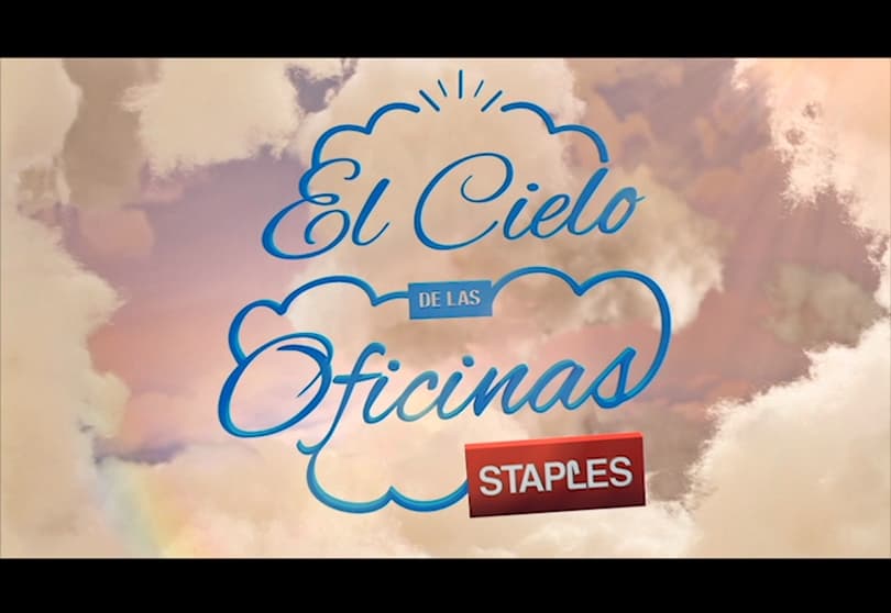 Portada de “El cielo de las oficinas” de David para Staples, Lápiz de Oro de Marketing Directo