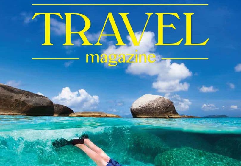 Portada de Travel Magazine lanzó su edición de Marzo