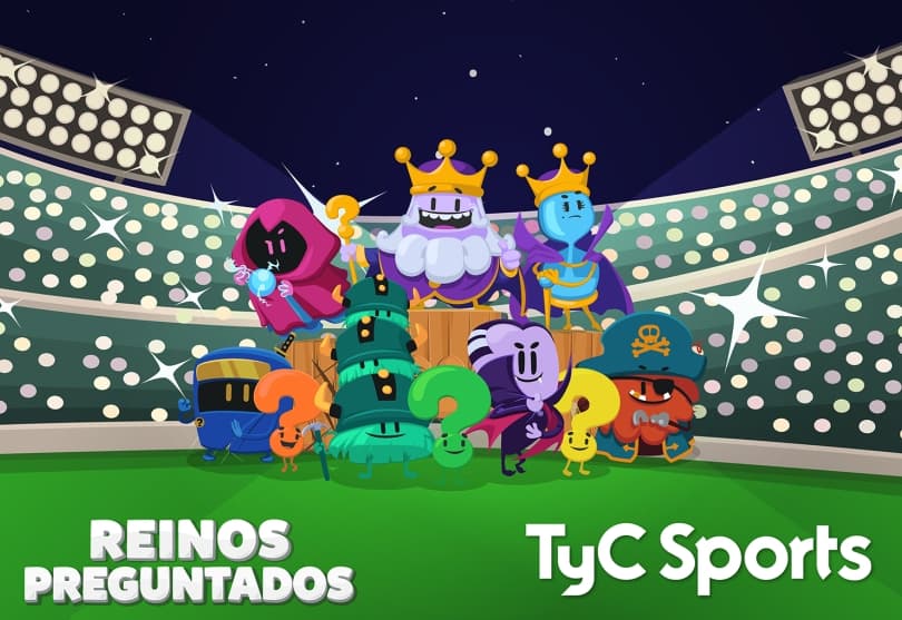 Portada de TyC Sports en Reinos Preguntados