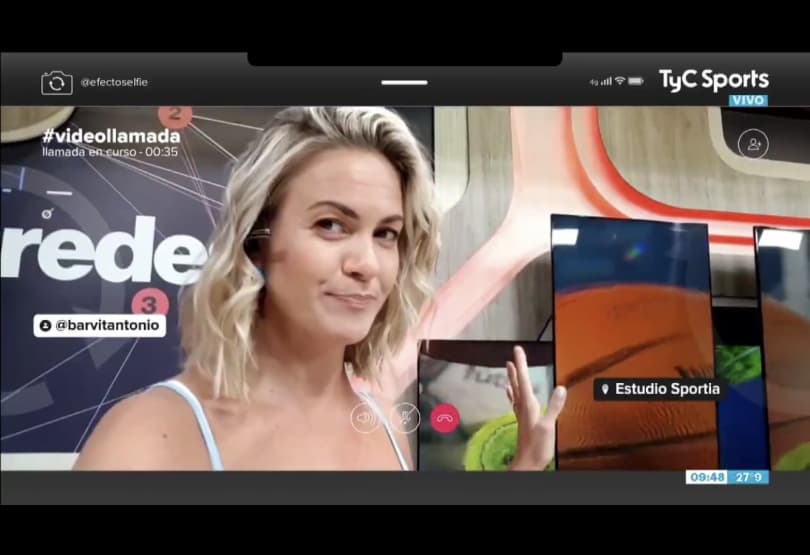Portada de TyC Sports presenta Efecto Selfie, el deporte en primera persona