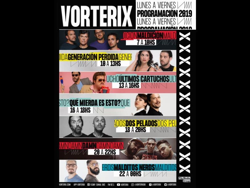 Portada de Vorterix lanzó su nueva programación