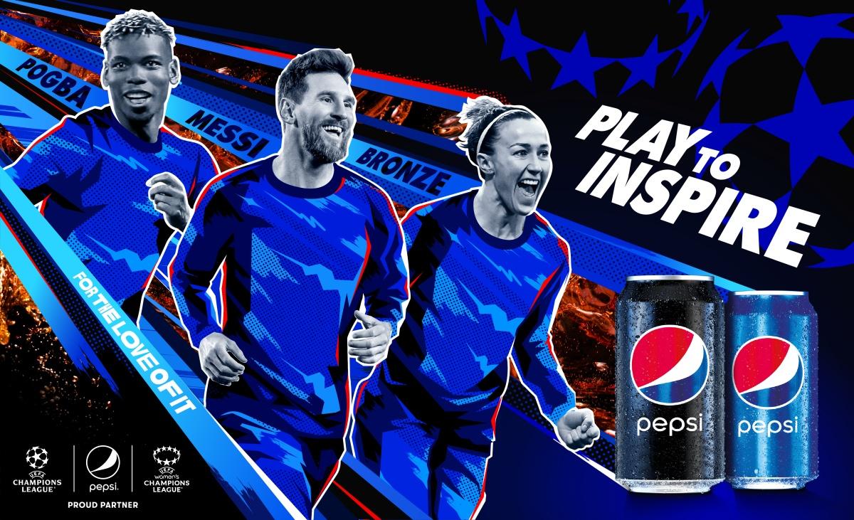Portada de “Play to Inspire”, la nueva campaña global de Pepsi celebra a los generadores de cambios en el fútbol