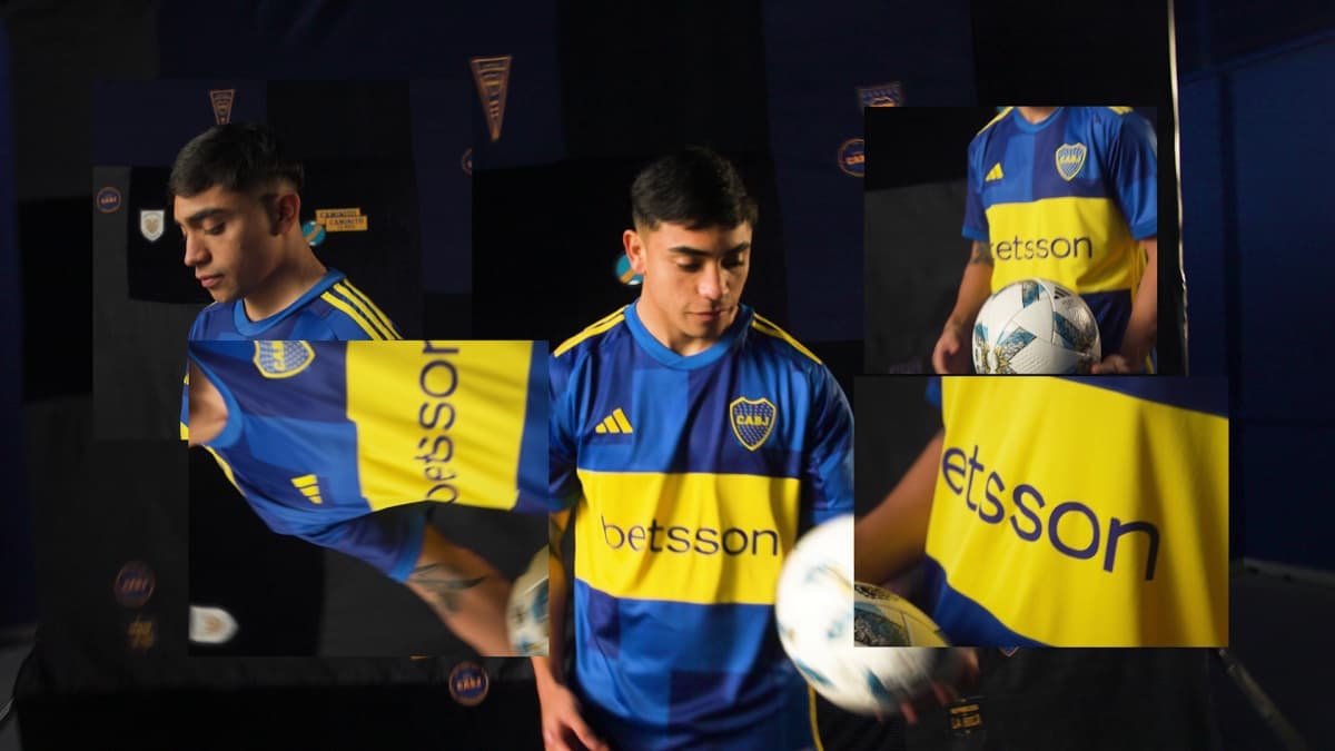 Portada de Boca y adidas presentaron junto a newcycle su nueva camiseta titular