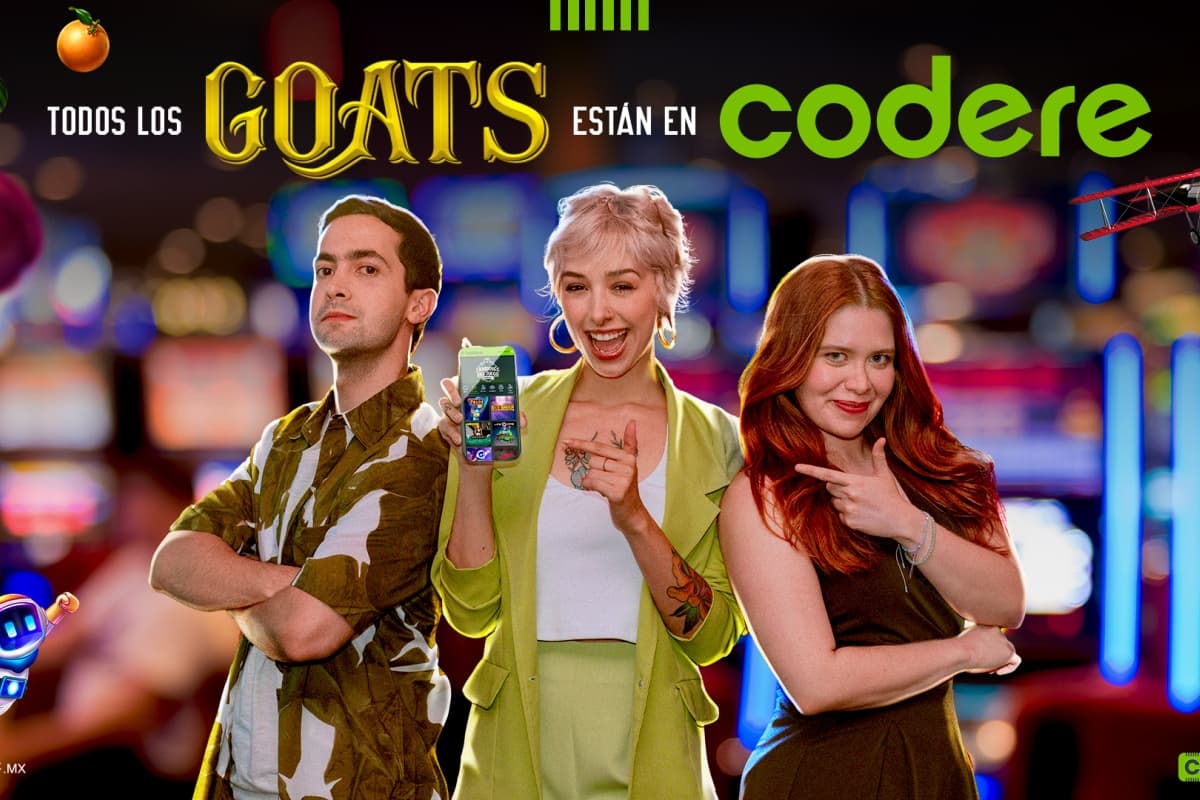 Portada de “Los GOATS de Codere.mx”, campaña de Archer Troy para Codere Online