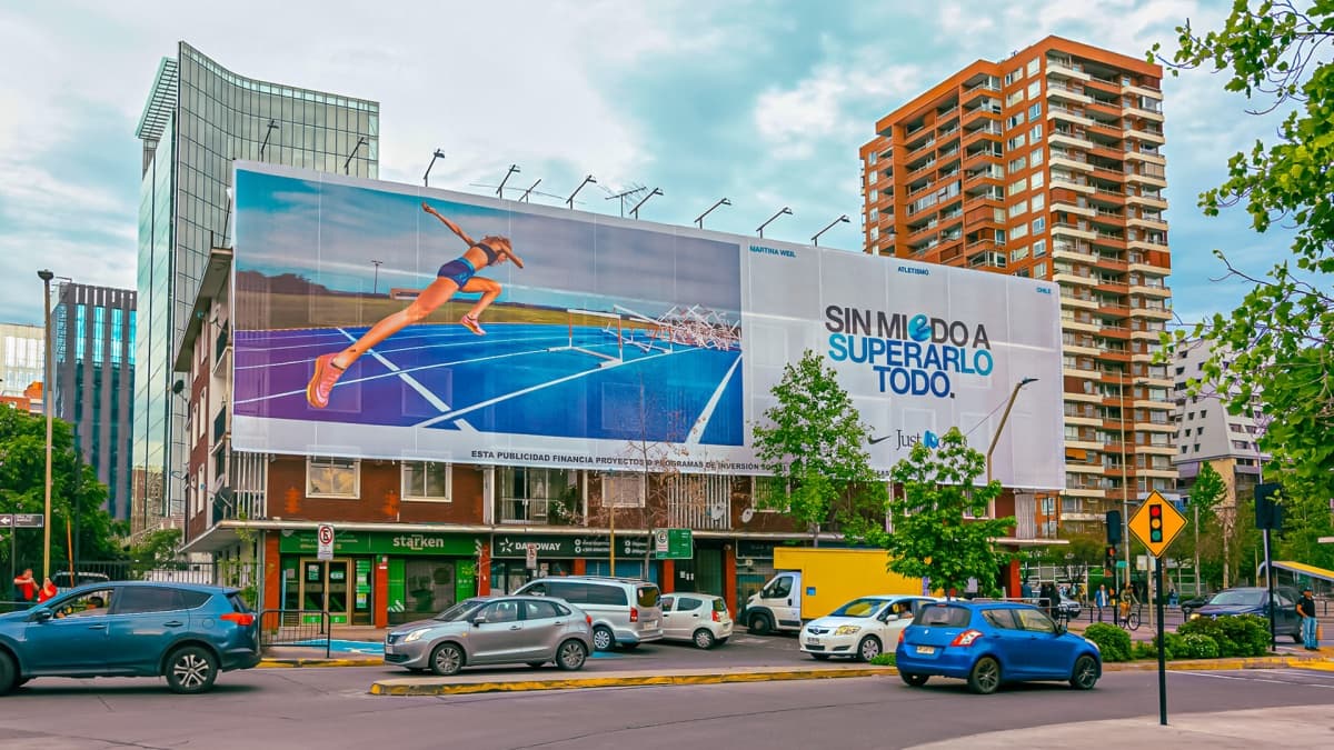 Portada de “Sin miedo a…”, la campaña de Nike realizada por R/GA para los Juegos Panamericanos Santiago 2023