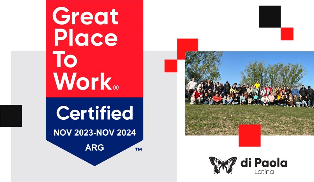 Portada de di Paola Latina obtiene el certificado de Great Place To Work