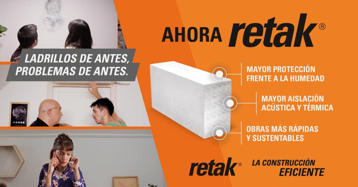Portada de La Sastrería presenta la nueva campaña de retak, “Ladrillos de antes, problemas de antes”