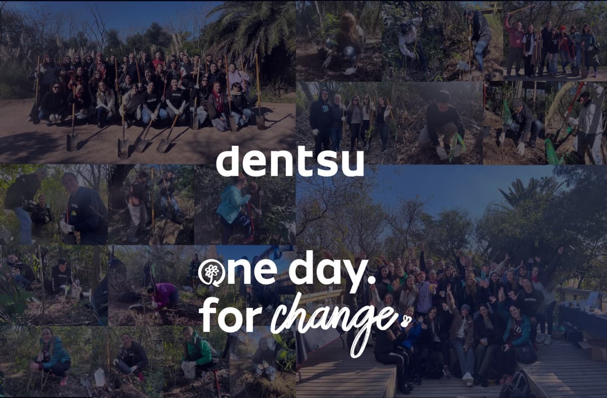 Portada de Dentsu Argentina se une a Plantarse para mitigar el cambio climático