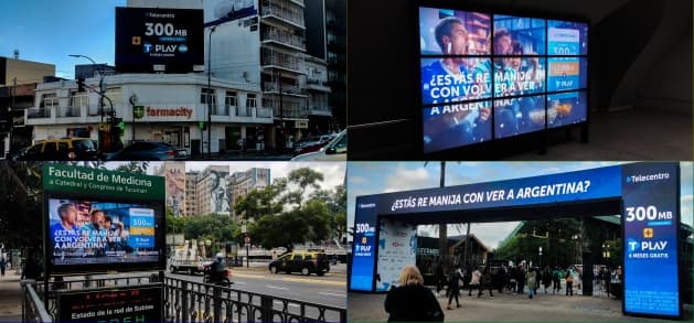 Portada de Telecentro fue el primer anunciante en contratar Full Day DOOH de Grupo Vía