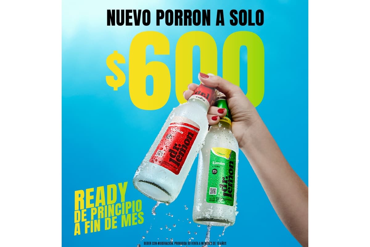 Portada de Dr. Lemon celebra el relanzamiento de su botella original