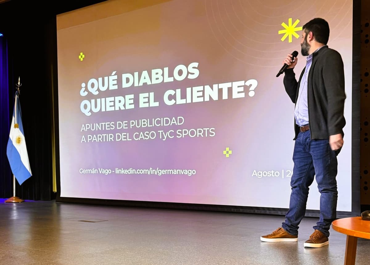 Portada de “¿Qué diablos quiere el cliente?”: charla de TyC Sports en UADE