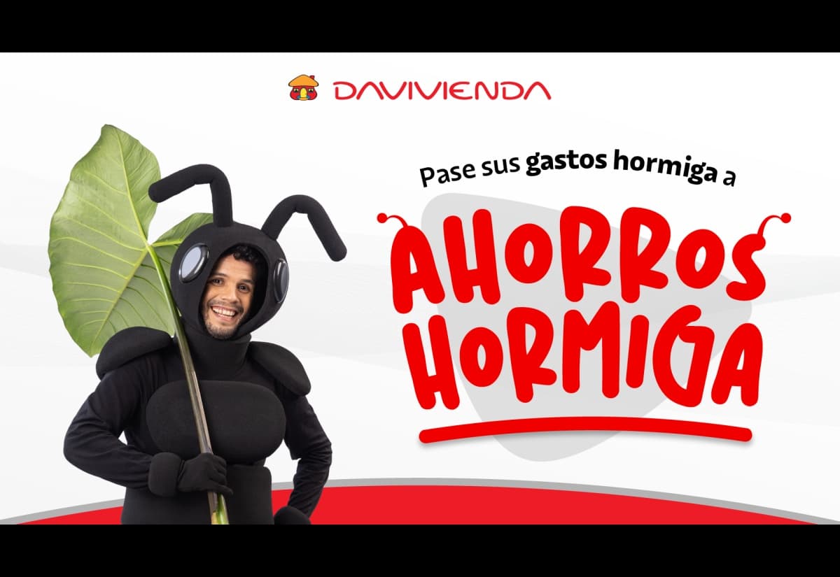 Portada de Gasto hormiga, la nueva campaña de Madison DDB para Davivienda Costa Rica