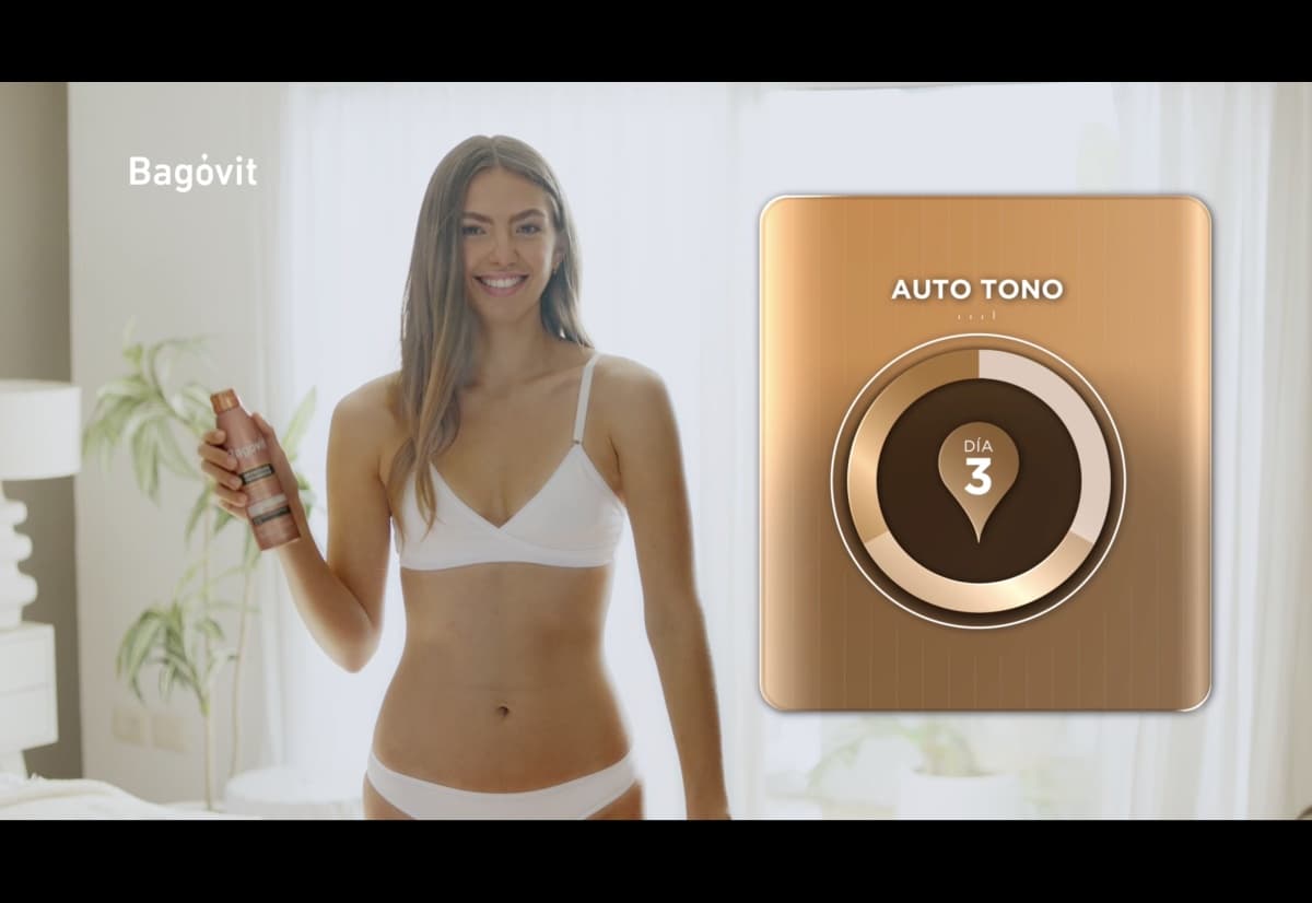 Portada de “Autotune”, nueva campaña de Bronceado Progresivo de Bagóvit