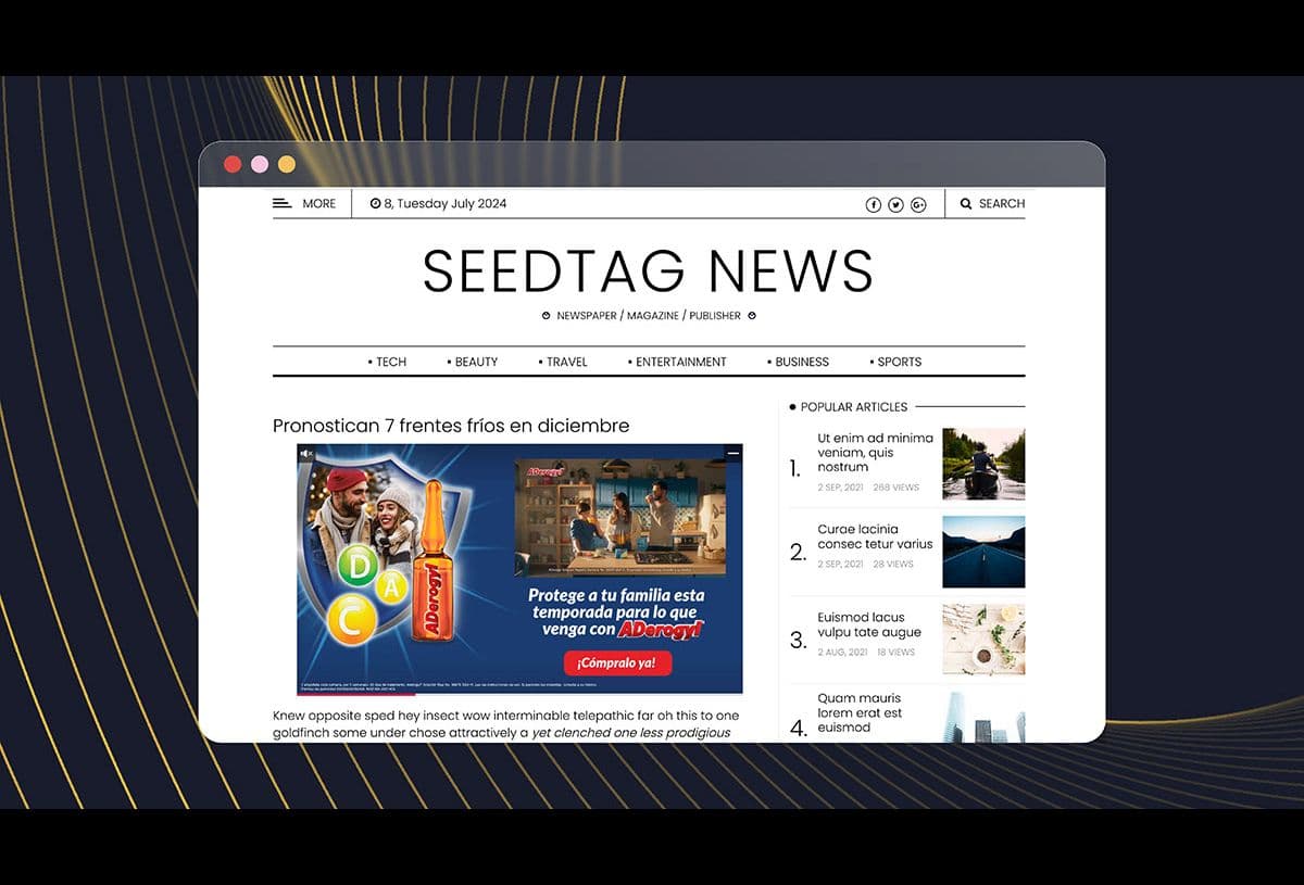 Portada de México: Seedtag y  PHD presentan su caso de éxito para Aderogyl