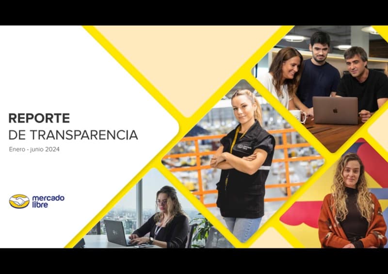 Portada de Mercado Libre presentó su Informe de Transparencia del primer semestre de 2024