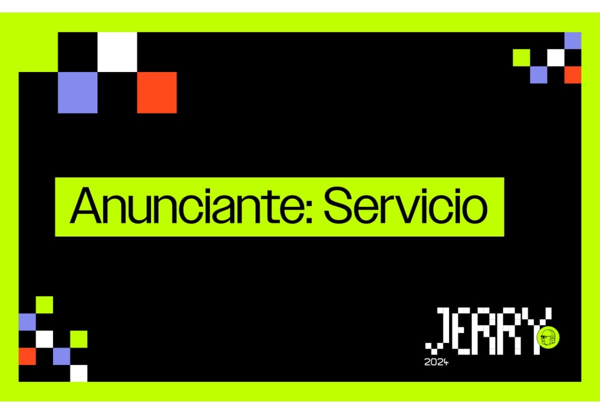 Portada de Premios Jerry 2024 - Anunciante: Servicio