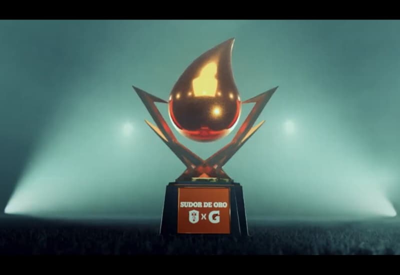 Portada de Gatorade presenta "Sudor de Oro", el primer trofeo hecho con el sudor de los propios jugadores, para la final de la Kings League Americas