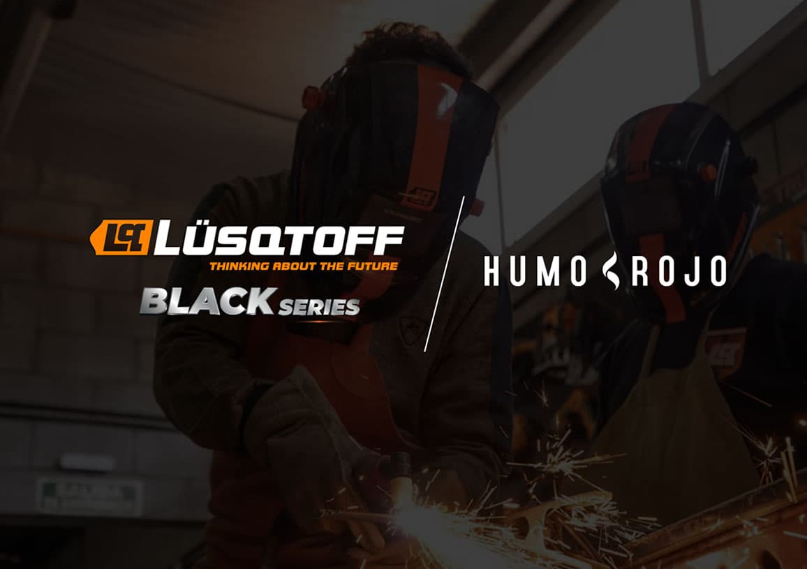 Portada de Humo Rojo comienza a trabajar con la línea Black Series de Lüsqtoff 