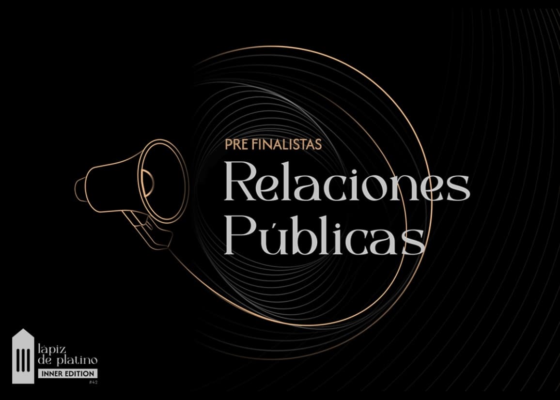 Portada de Los Pre Finalistas del Lápiz de Platino de RRPP