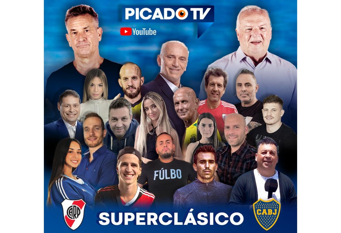 Portada de PicadoTV tendrá una cobertura del próximo SúperClásico, en streaming y redes sociales, durante 11horas