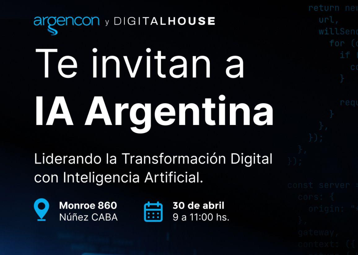 Portada de Argencon y Digital House lanzan el programa "IA Argentina"
