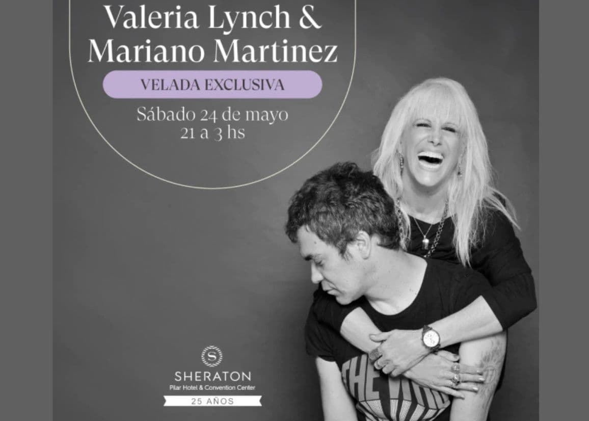 Portada de Sheraton Pilar presenta una velada exclusiva con Valeria Lynch y Mariano Martínez
