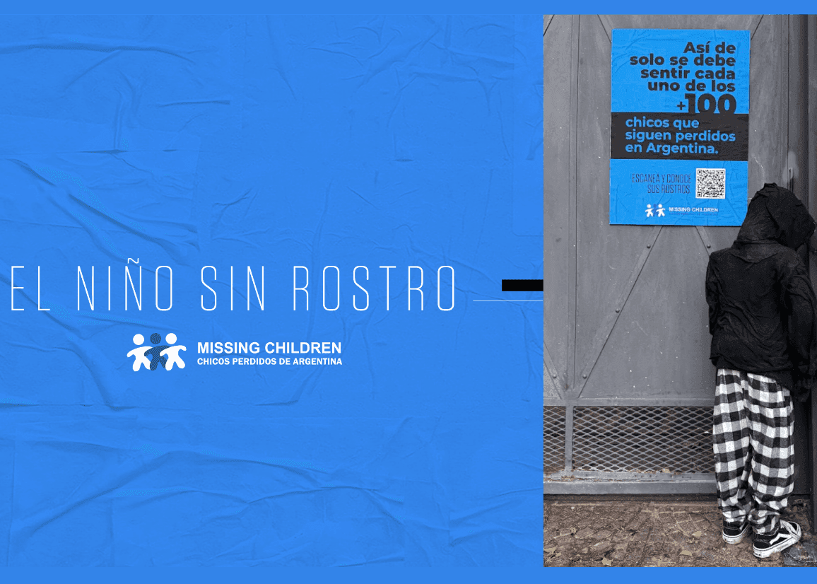 Portada de BiH Art y di Paola presentan “El niño sin rostro” para Missing Children Argentina