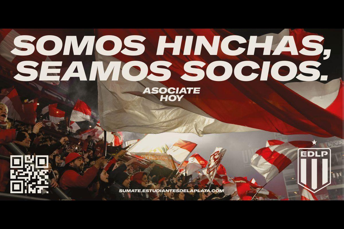 Portada de Estreno: Estudiantes de La Plata y Tombras Buenos Aires presentan "Somos hinchas, seamos socios", una campaña que pone al socio en el centro de la identidad del club