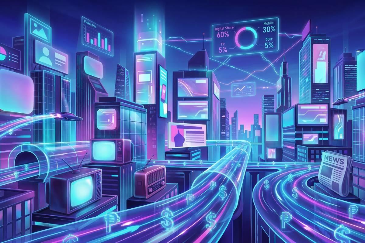 Portada de CAAM informa la inversión publicitaria en  medios de Argentina en 2025