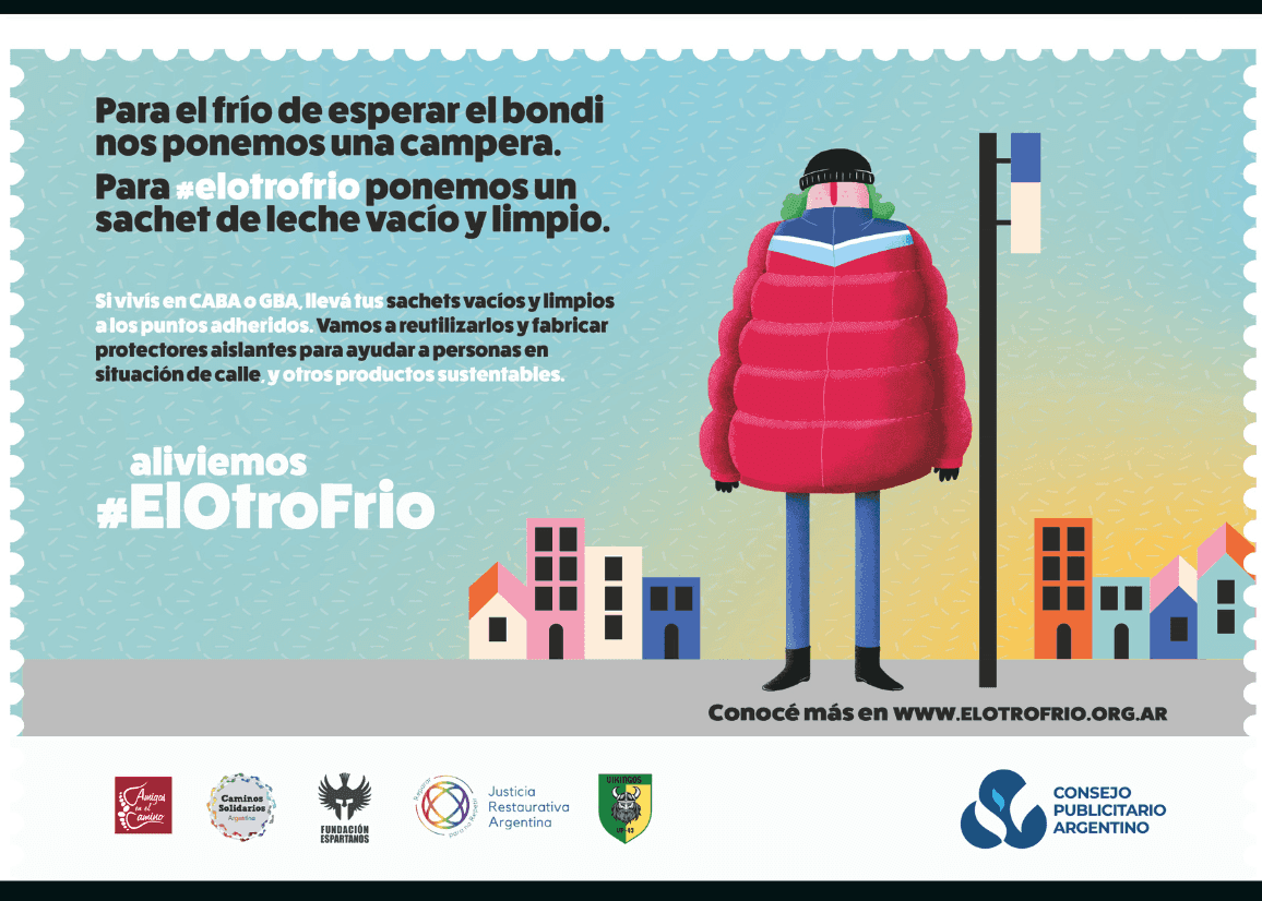 Portada de Llega la séptima edición de "El otro frío", la iniciativa del Consejo Publicitario Argentino