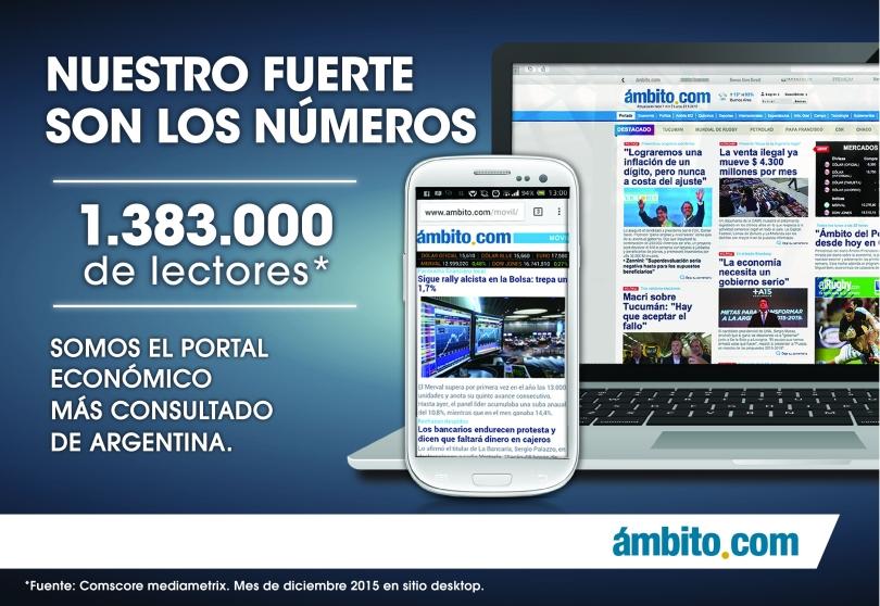 Portada de Crecimiento de Ambito.com