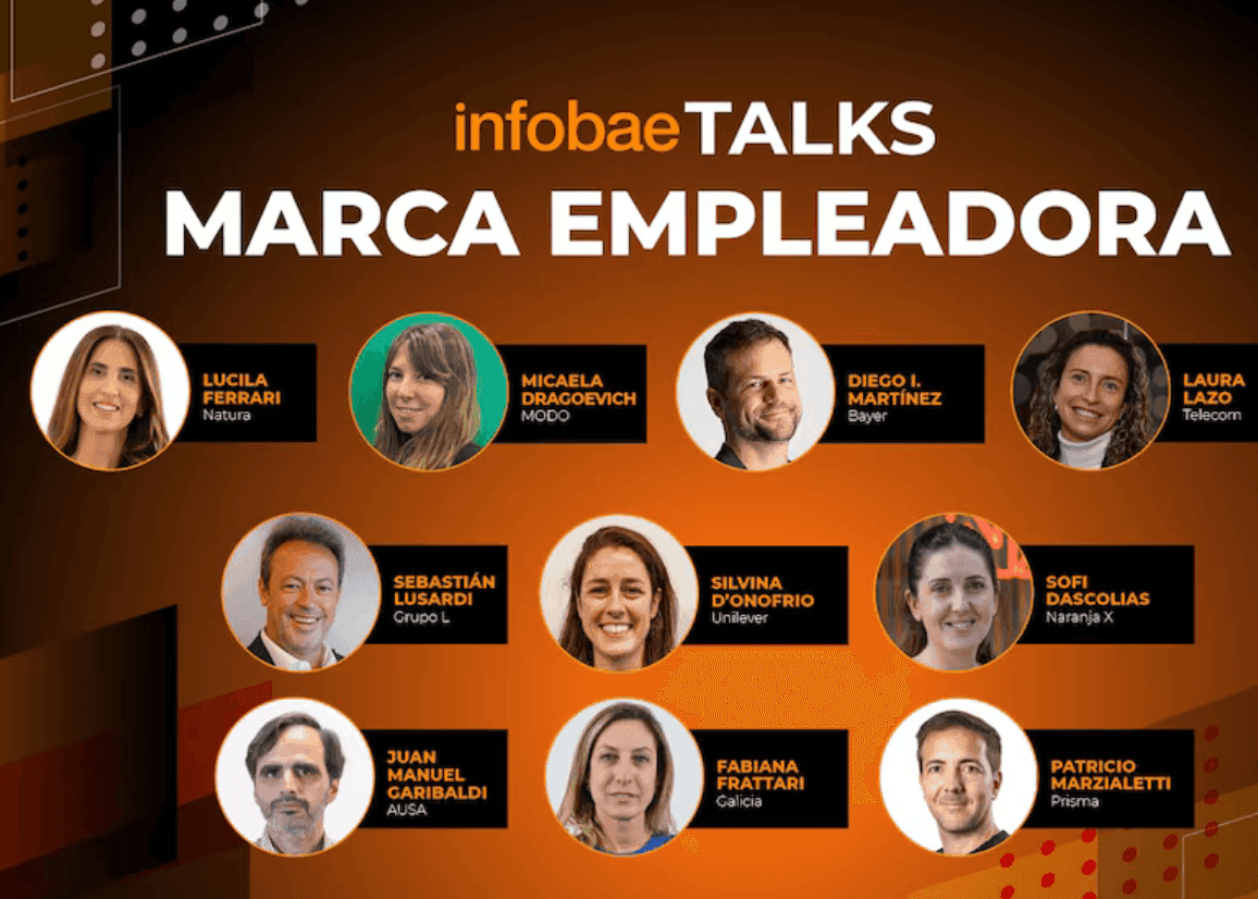 Portada de Llega Infobae Talks Marca Empleadora, una nueva edición del ciclo conducido por Agostina Scioli