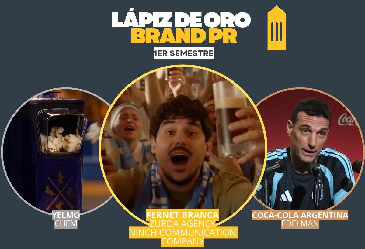 Portada de Lápiz de Oro de RRPP: Fernet Branca, Zurda Agency y NINCH son los ganadores en Brand PR