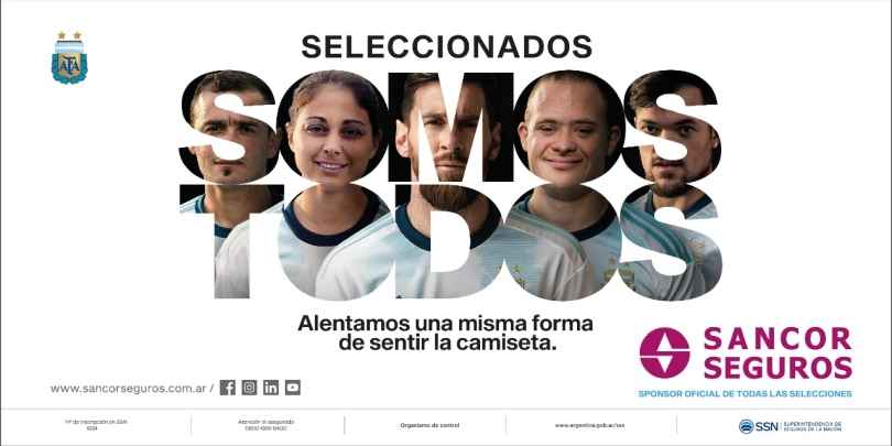Portada de “Seleccionados Somos Todos”, la nueva campaña creada por CB&A/Bartolomé para Sancor Seguros