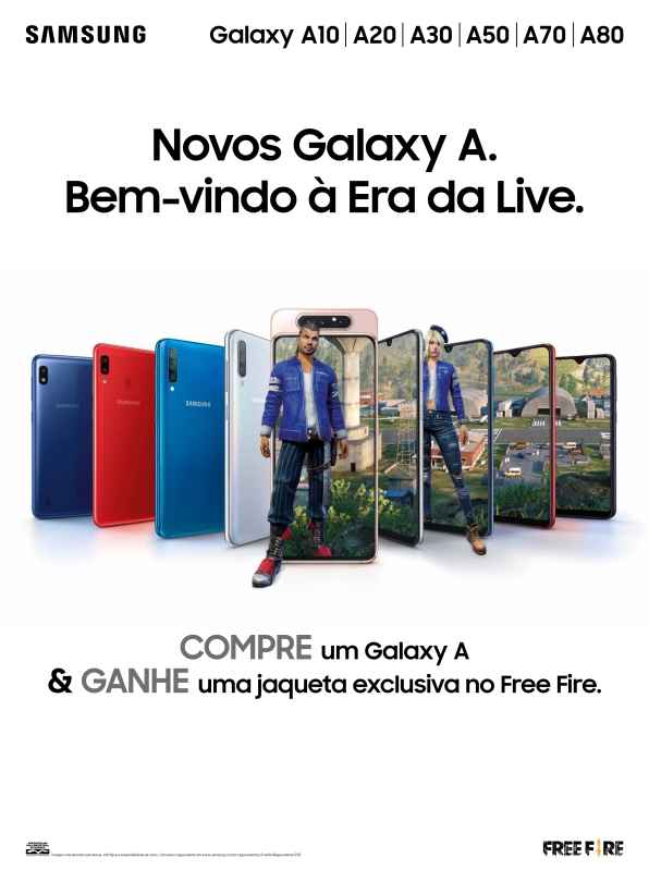 Portada de Cheil crea una acción que une Samsung Galaxy A y Free Fire en una asociación sin precedentes en Brasil