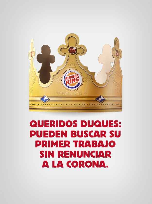 Portada de Burger King y HOY invitan a los Duques de Sussex a probarse una nueva corona