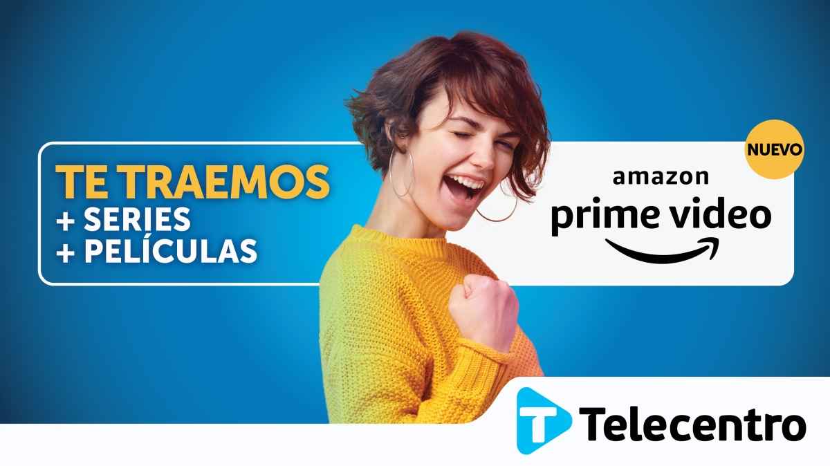 Portada de Telecentro agrega la aplicación Amazon Prime Video a sus dispositivos