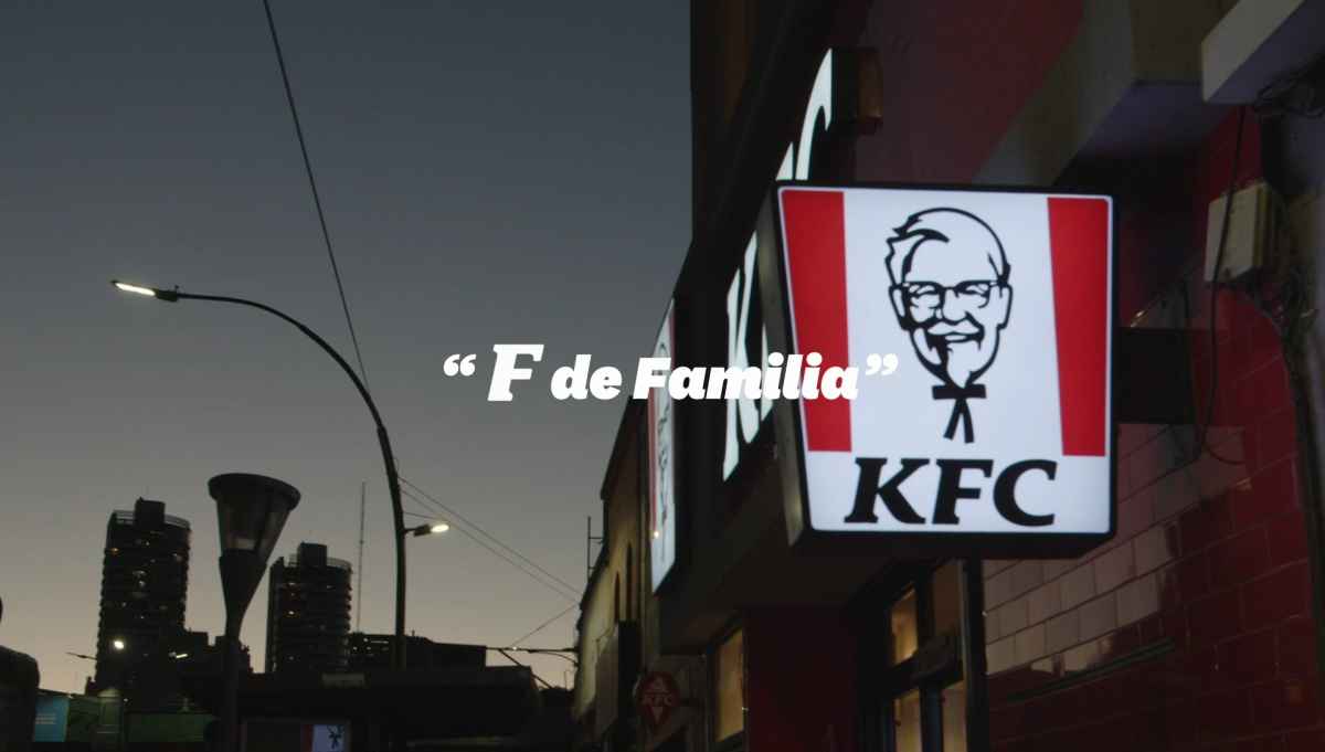 Portada de "F de familia", lo nuevo de KFC y Geometry Argentina