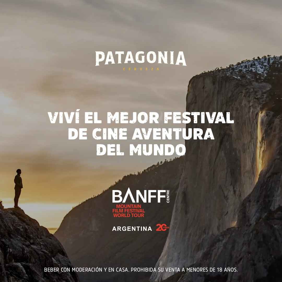 Portada de Cerveza Patagonia invita al Banff Mountain Film Festival World Tour