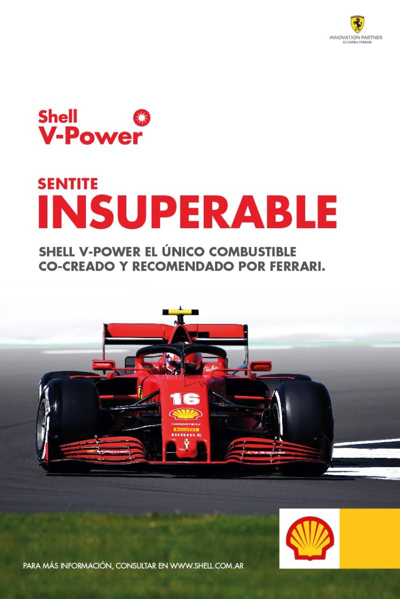 Portada de "Sentite Insuperable", nueva campaña de Shell V-Power