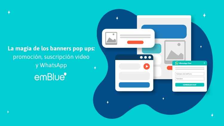Portada de Banners pop ups: promoción, suscripción video y WhatsApp desde un solo lugar
