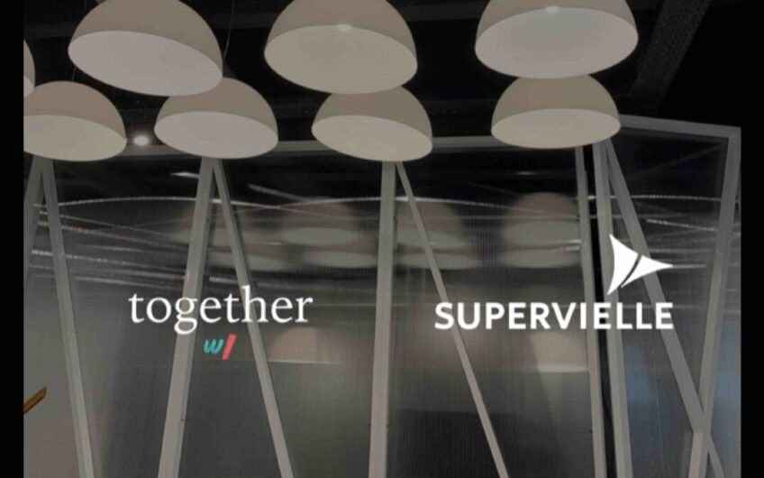 Portada de Together w/ liderará la comunicación en redes sociales de Banco Supervielle