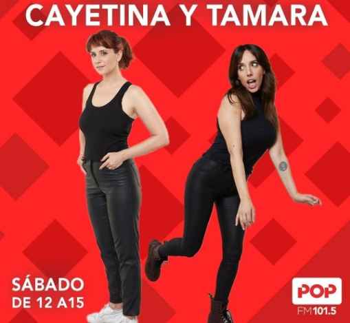 Portada de Julieta Cayetina y Tamara Pettinato estrenan ciclo en Pop 101.5