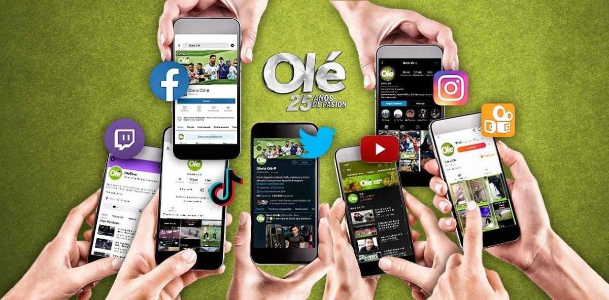 Portada de Olé supera los diez millones de seguidores en redes sociales