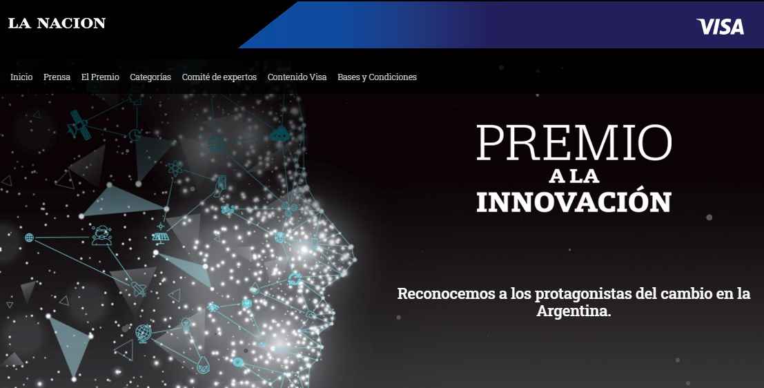 Portada de LA NACION y Visa lanzan Premio a la Innovación