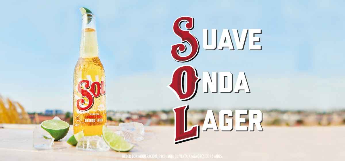 Portada de Cerveza SOL lanza su nueva campaña: "Suave, Onda y Lager"