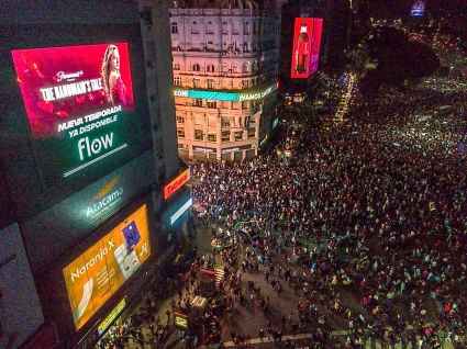 Portada de Métricas en vía pública: el real time de Buenos Aires la noche de Argentina campeón