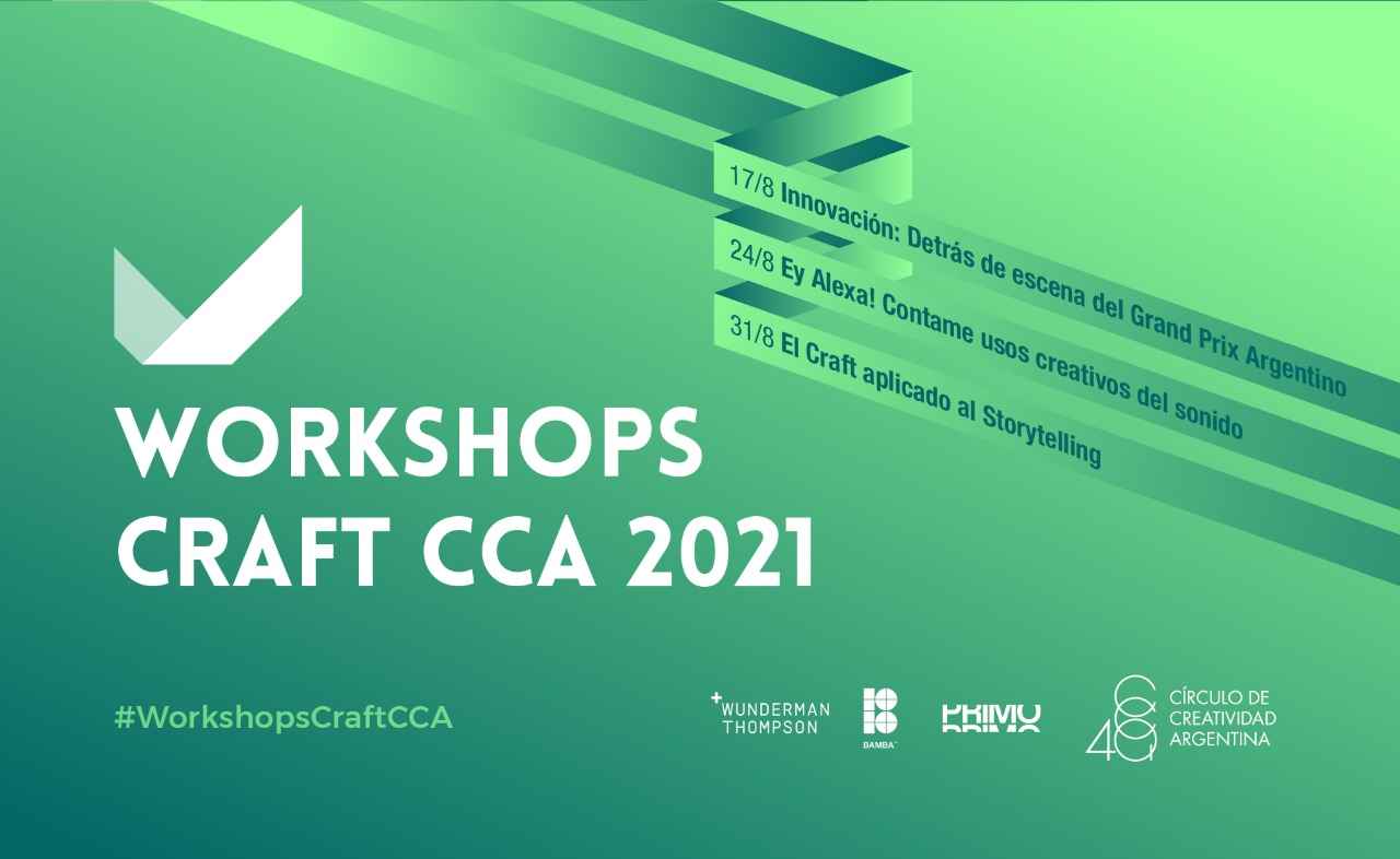Portada de El Círculo de Creatividad Argentina abre su ciclo de Workshops Craft 2021