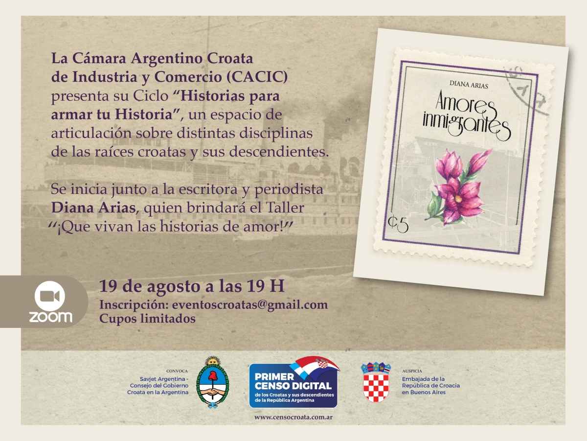 Portada de La Cámara Argentino Croata de Industria y Comercio presenta su ciclo “Historias para Armar tu Historia”